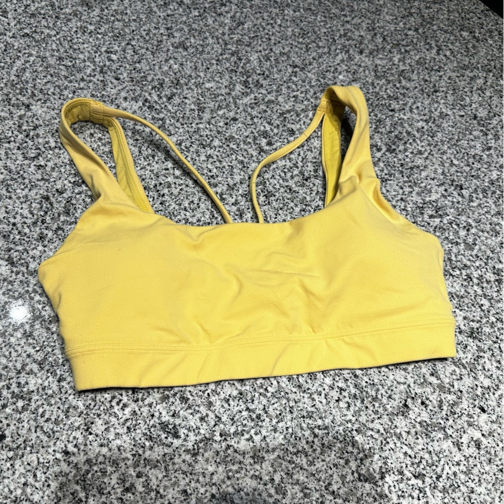 Athleta Yellow Sports Bra